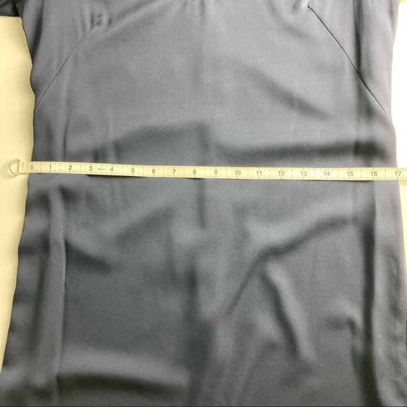 NWT Milly Butterfly Sleeve V-Neck Mini Shift Dress in Navy , Size 4 - Picture 12 of 13